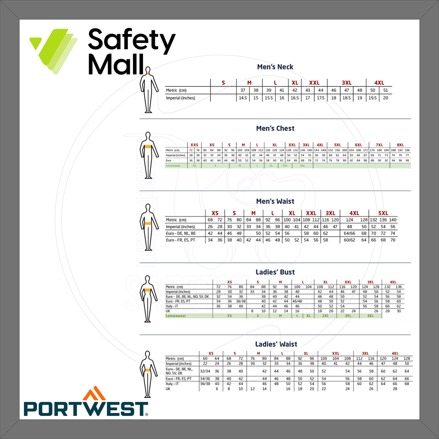 Portwest брэндийн PW311 хөвөн даавуун подволк